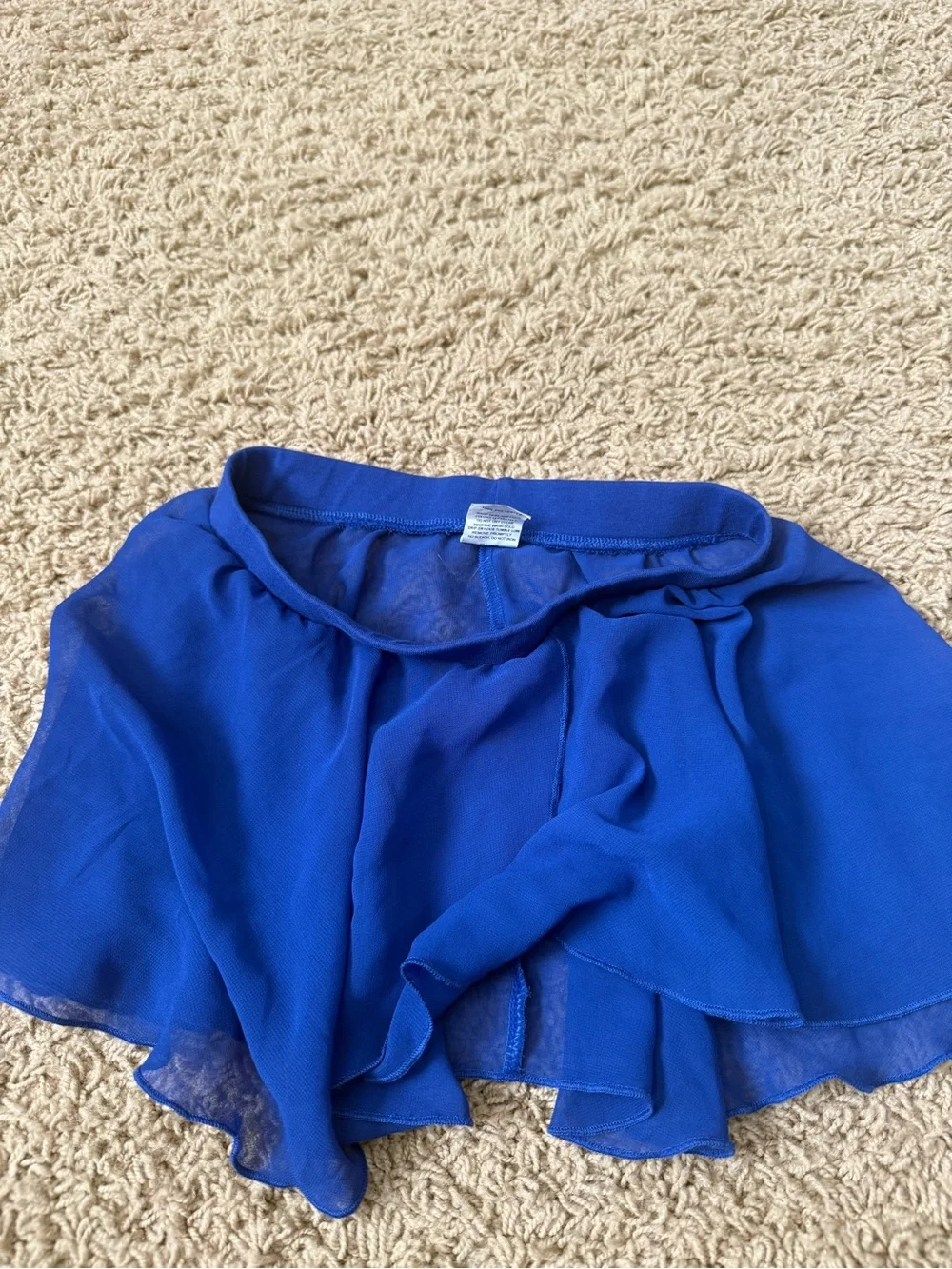 Eurotard CL Blue Chiffon Flared Skirt